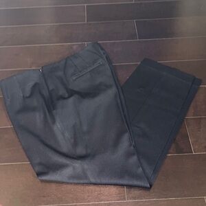 Talbots Classic Side Zip Slim Dress Pants Black 14 P